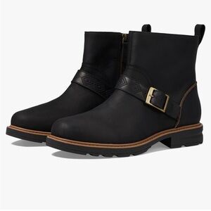 NWT TEVA Rowena Repel Waterproof black with buckle Footwear cushion footbed W6.5